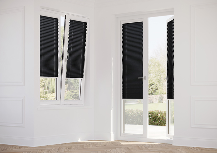 Solaris, Noir - Stick Fit Pleated Blind - Image 14